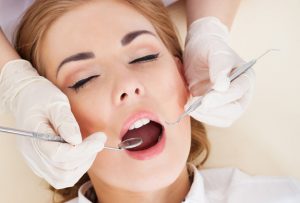 Young Woman Having Dental Checkup