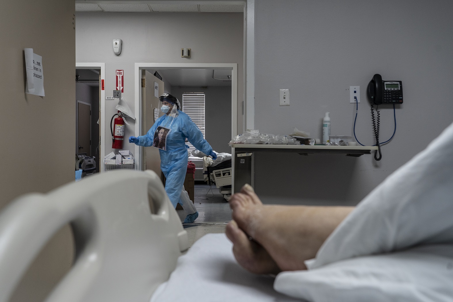 COVID-19 Intensive Care Unit Within A Houston Hospital Cares For Patients As Cases Continue To Rise