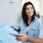 Patient-and-doctor-talking-during-plastic-surgery-consultation